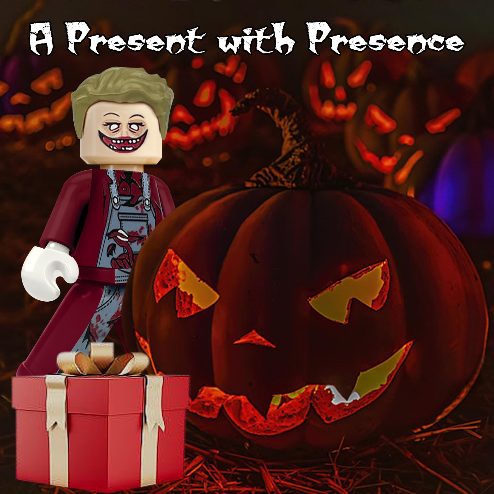 econoLED durable zombie mini figures for party decorations and cake toppers