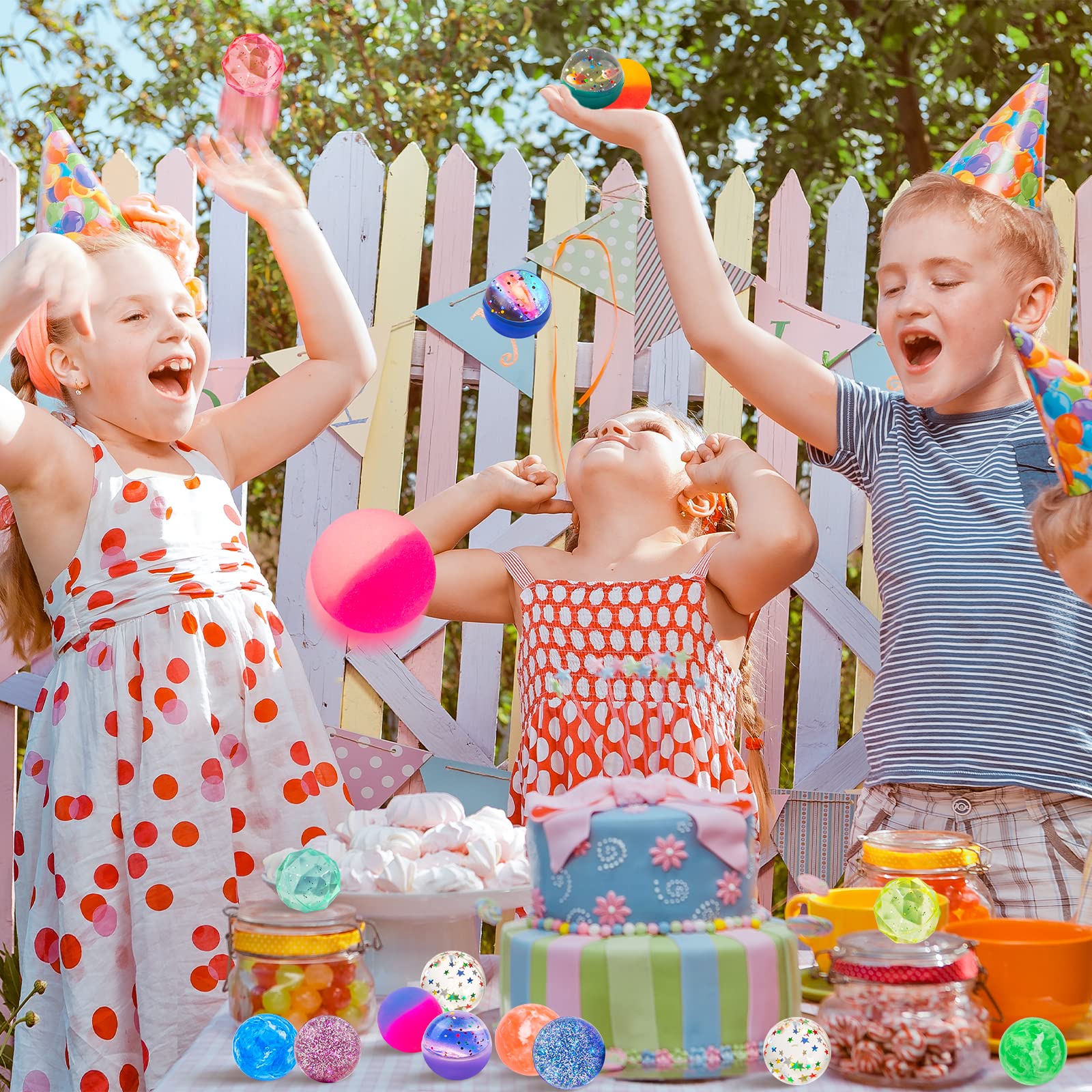 Ecoofor water-safe bouncy ball floats for bath time fun