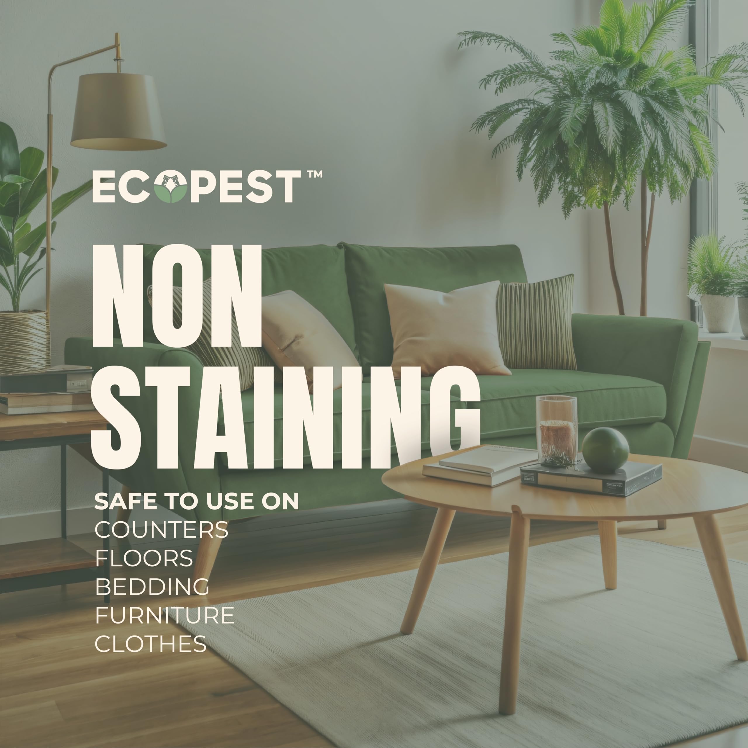 EcoPest Silverfish Spray bottle demonstrates kid-safe usage for family homes
