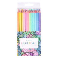 ECOTREE pastel pencils in macaron tones for vibrant, smooth shading.