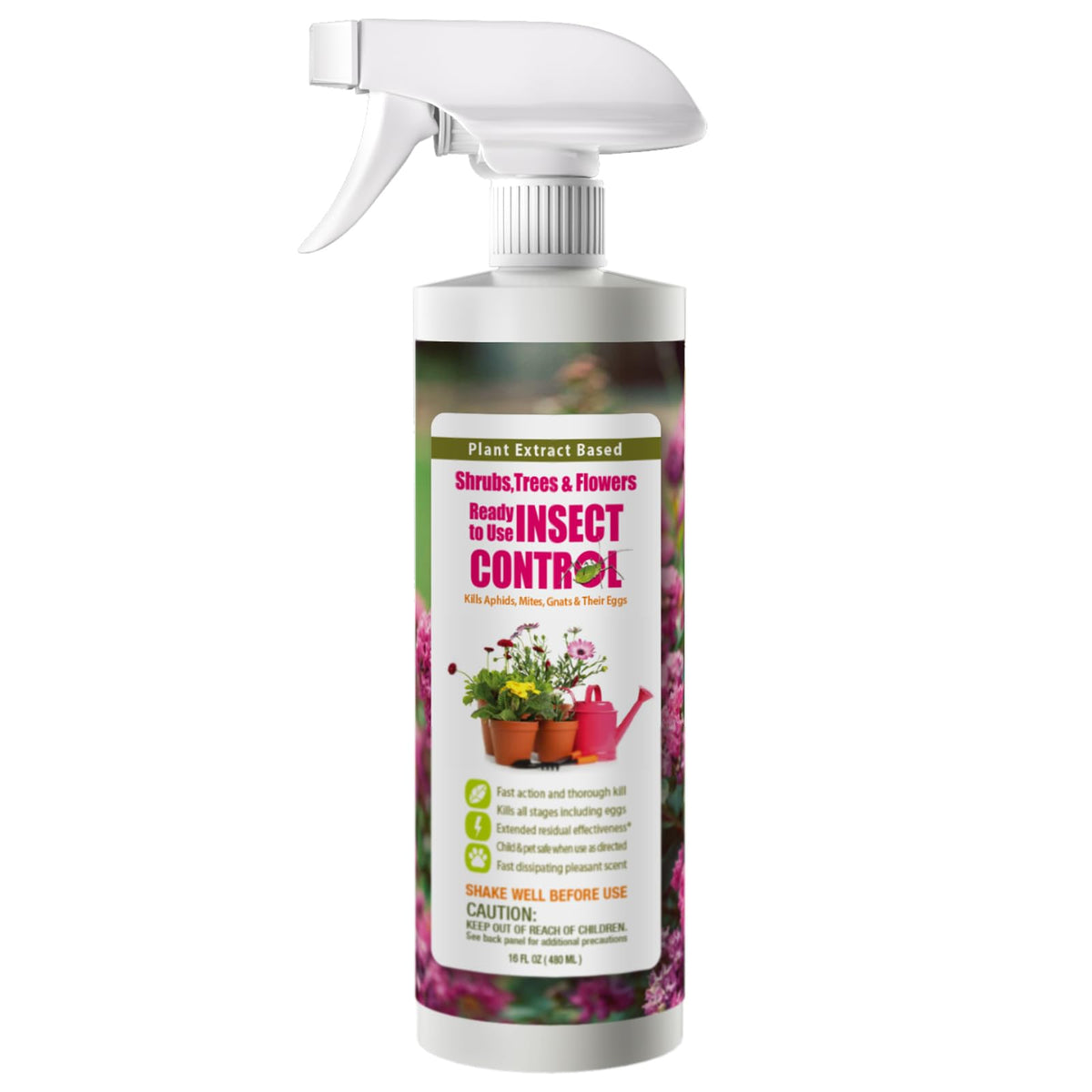 EcoVenger Garden Insect Control bottle pour shows fast-acting spray for garden pests