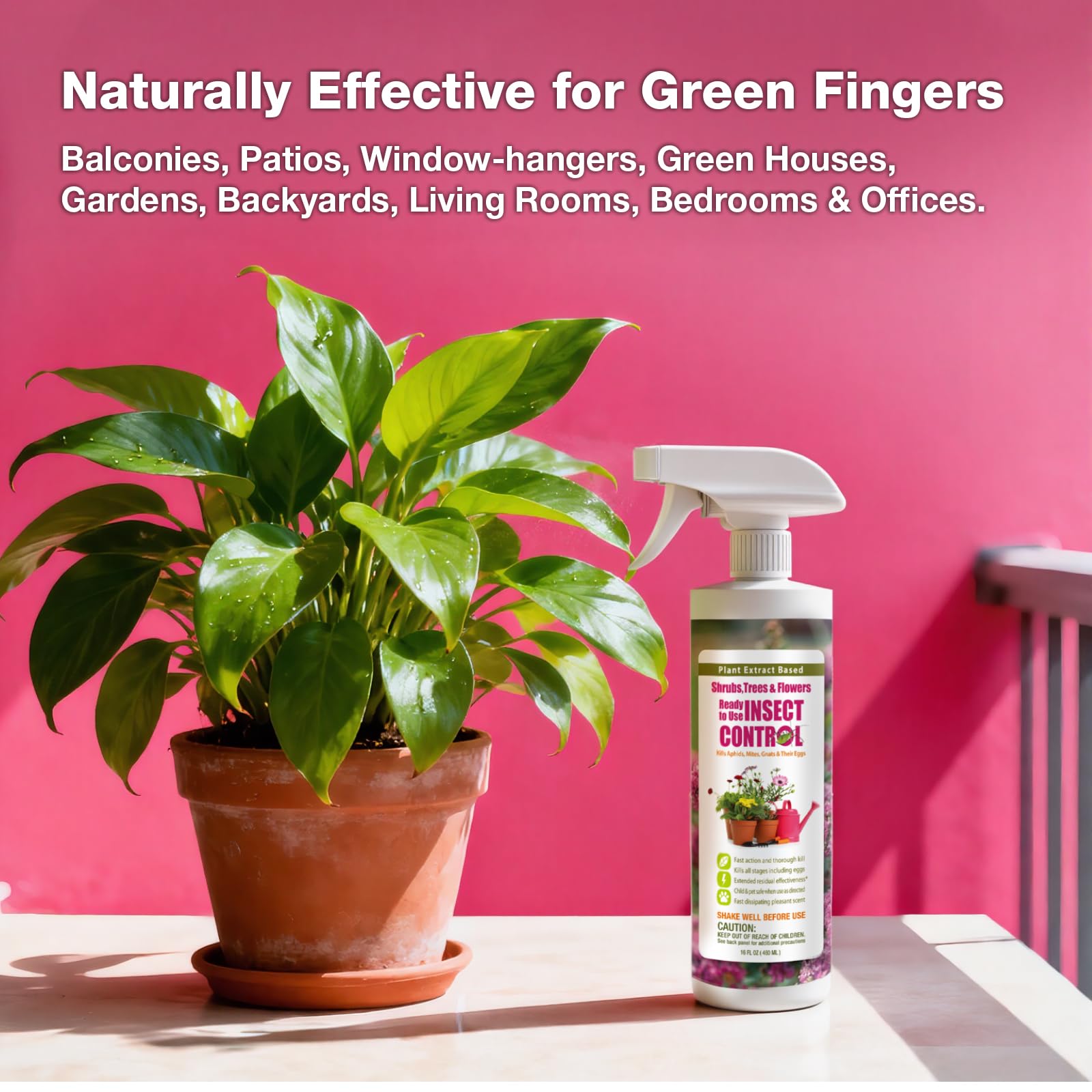 EcoVenger Garden Insect Control natural formula communicates plant-based pest management