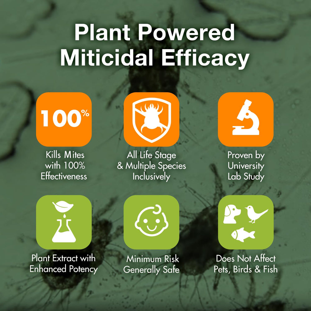 EcoVenger Mite Killer used on upholstery and carpets for allergen control.