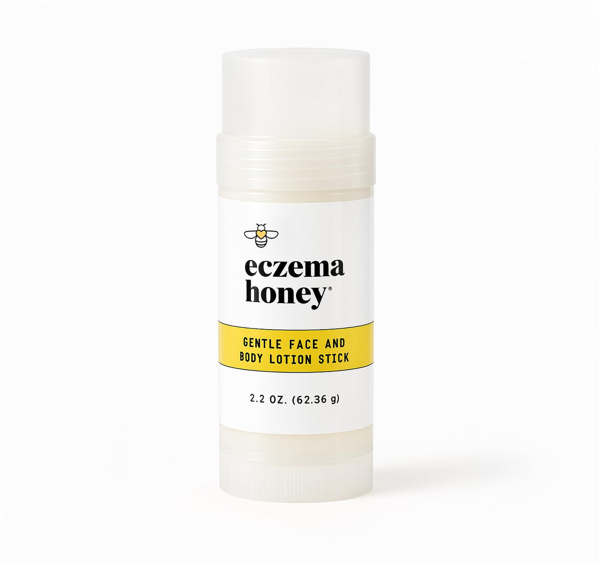 ECZEMA HONEY Gentle Lotion Stick packaging shown for easy on-the-go moisturizing