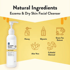 ECZEMA HONEY Cleanser foamy lather ready for sensitive skin cleansing.