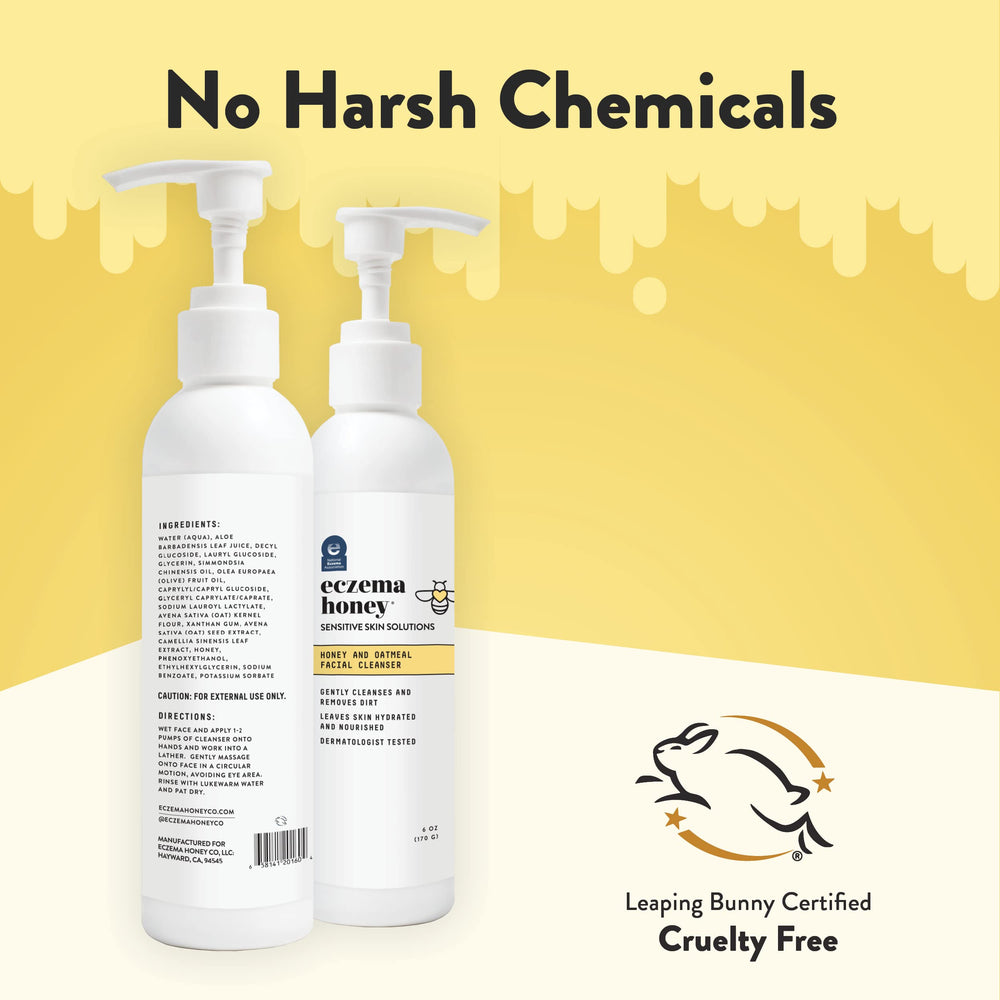 Travel-size packaging shown for on-the-go eczema care.