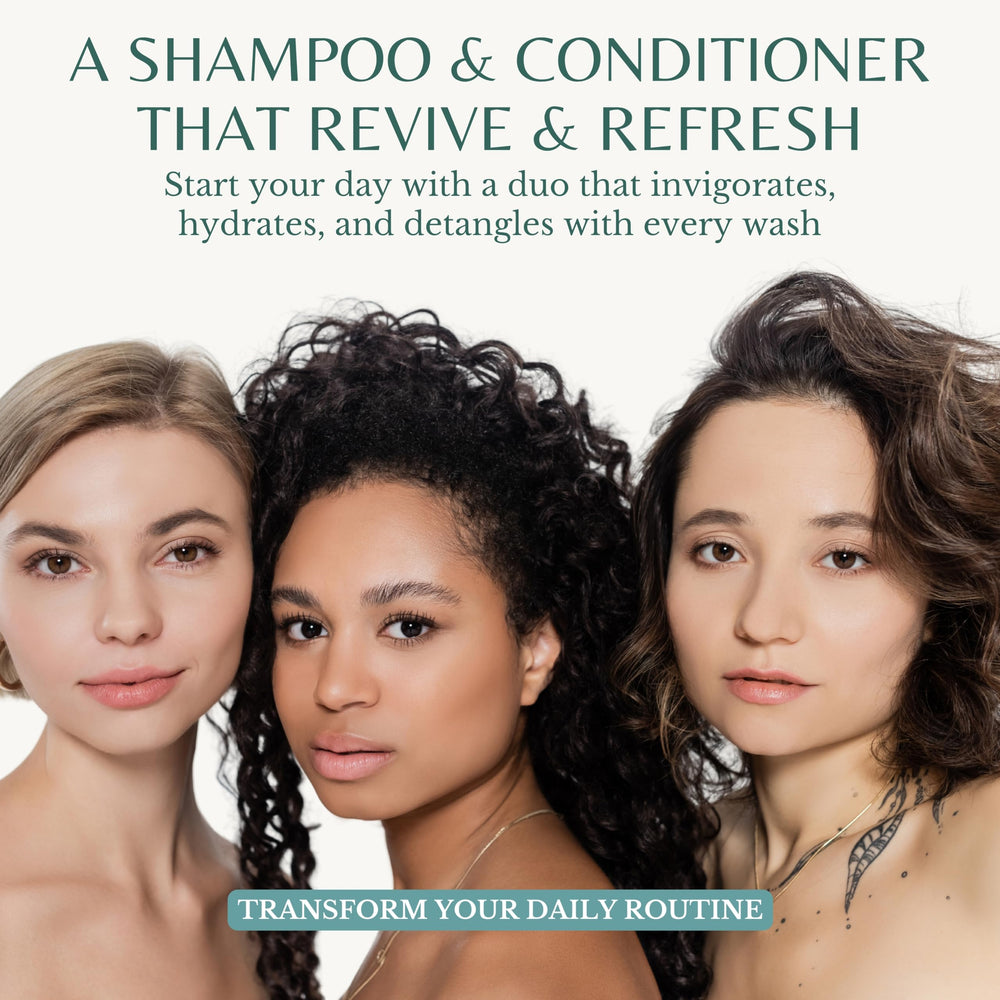 EDENIKA BOTANICALS peppermint conditioner label close-up highlights moisturizing power