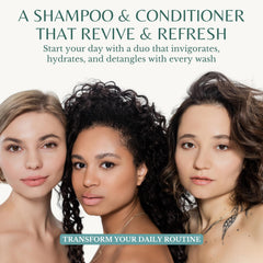 EDENIKA BOTANICALS peppermint conditioner label close-up highlights moisturizing power