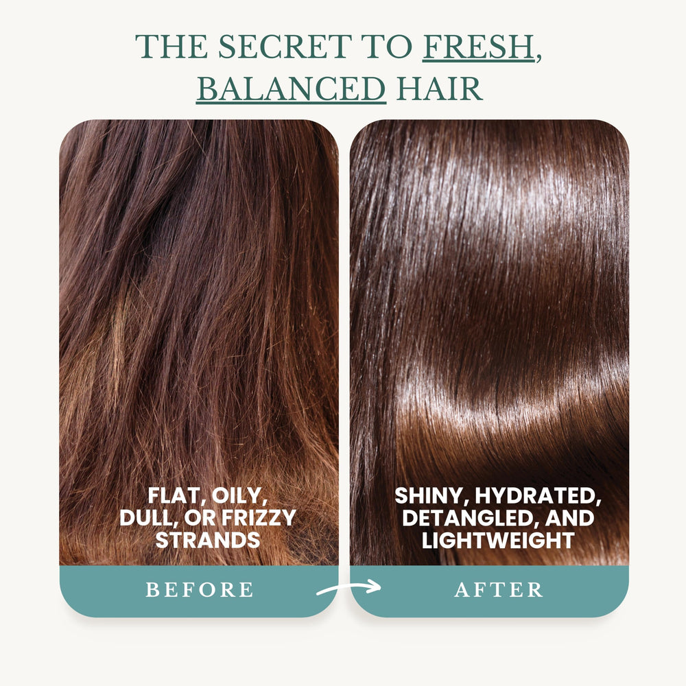 EDENIKA BOTANICALS peppermint shampoo label close-up highlights cleansing power