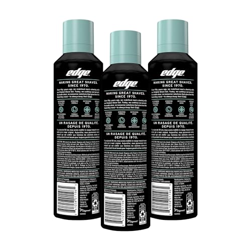 Edge Shave Gel cooling-foam-application highlighting comfortable, close shave