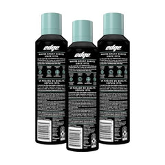 Edge Shave Gel cooling-foam-application highlighting comfortable, close shave