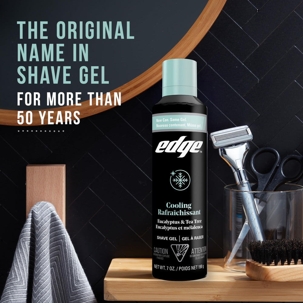 Edge Shave Gel refreshing finish after shave indicating calm skin