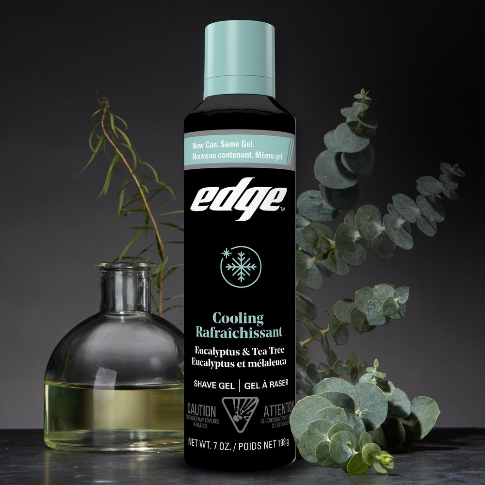 Edge Shave Gel skin-protection during shave depicted on skin surface