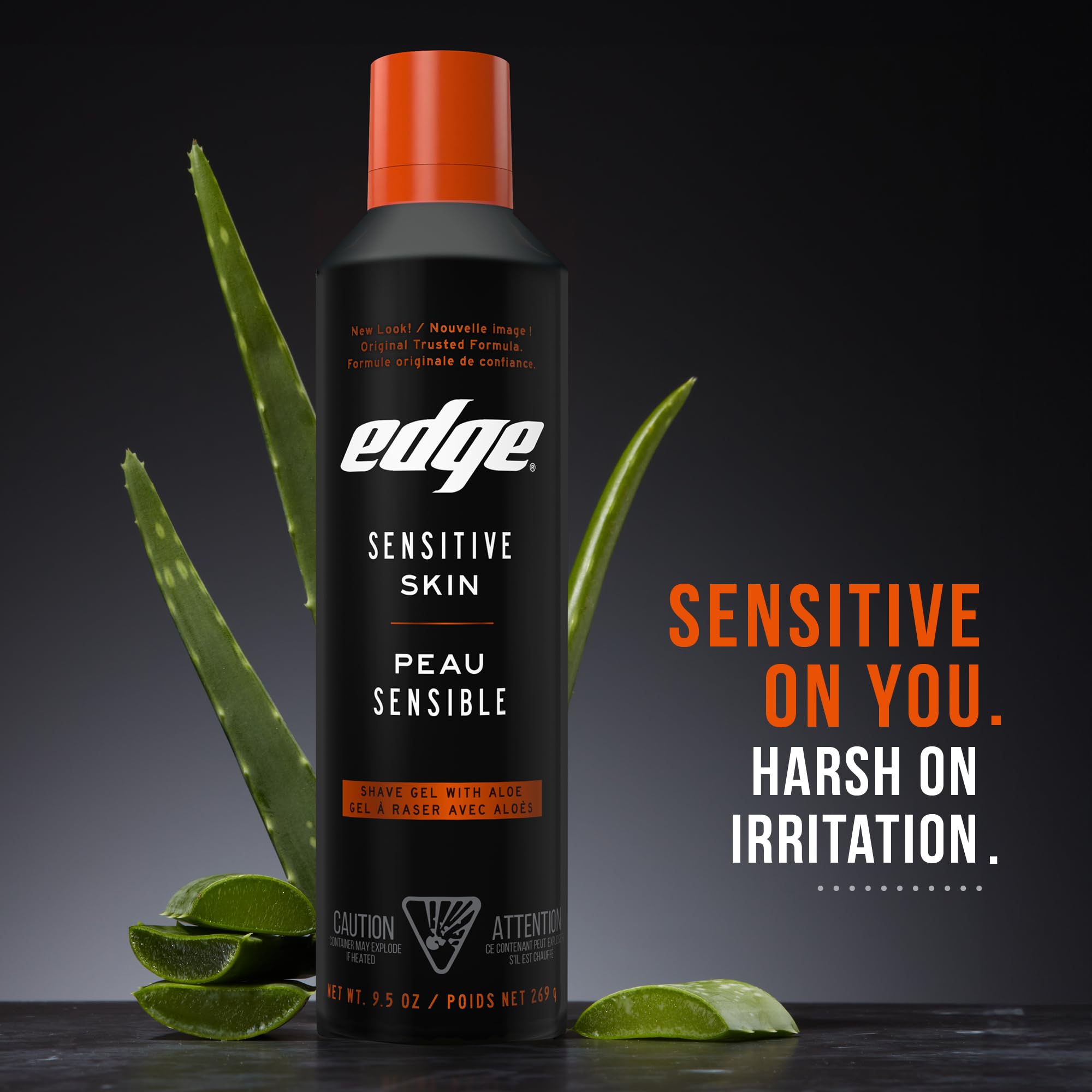 Edge Shaving Gel Aloe-enriched formula provides soothing moisture during shaving
