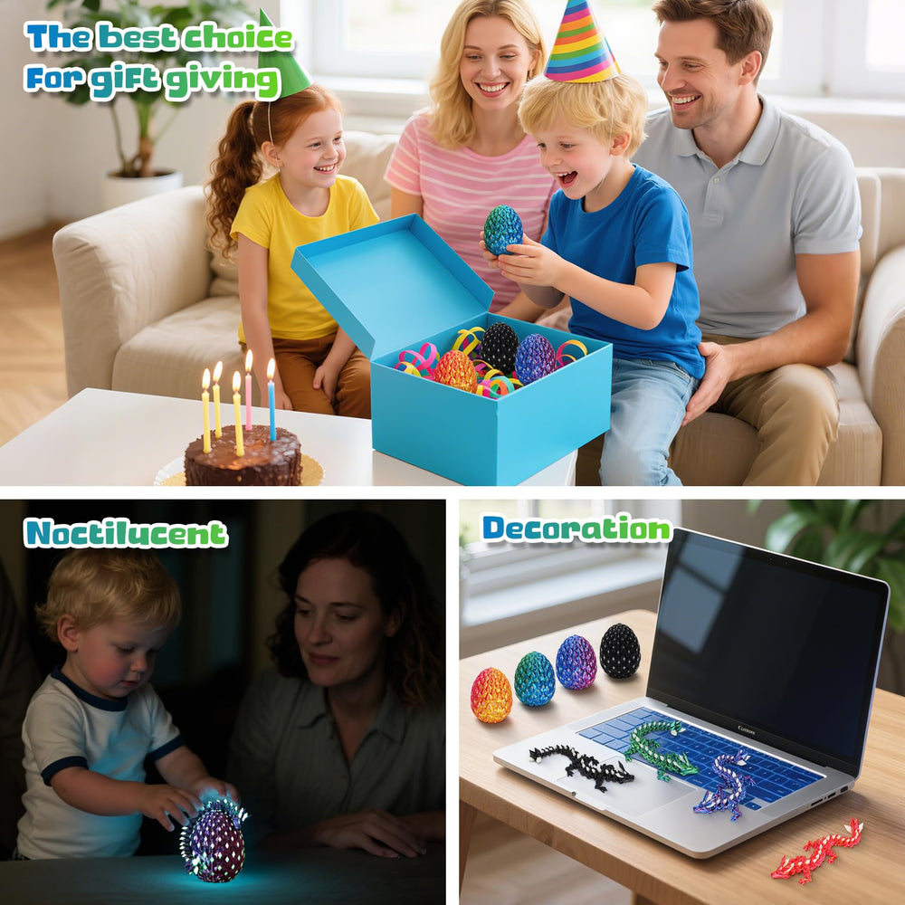 EDGRYJK gift-ready dragon eggs set for celebrations