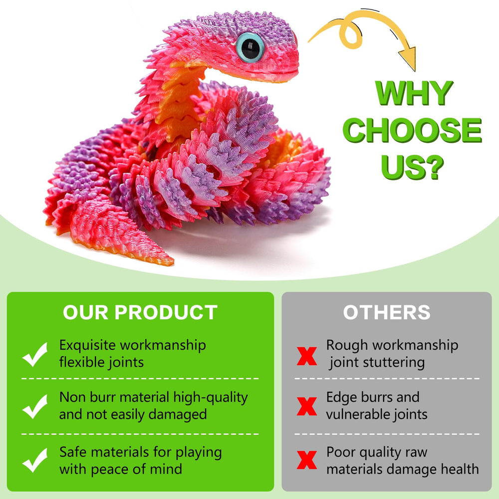 EDGRYJK snake decorative-display boosts whimsy on shelves