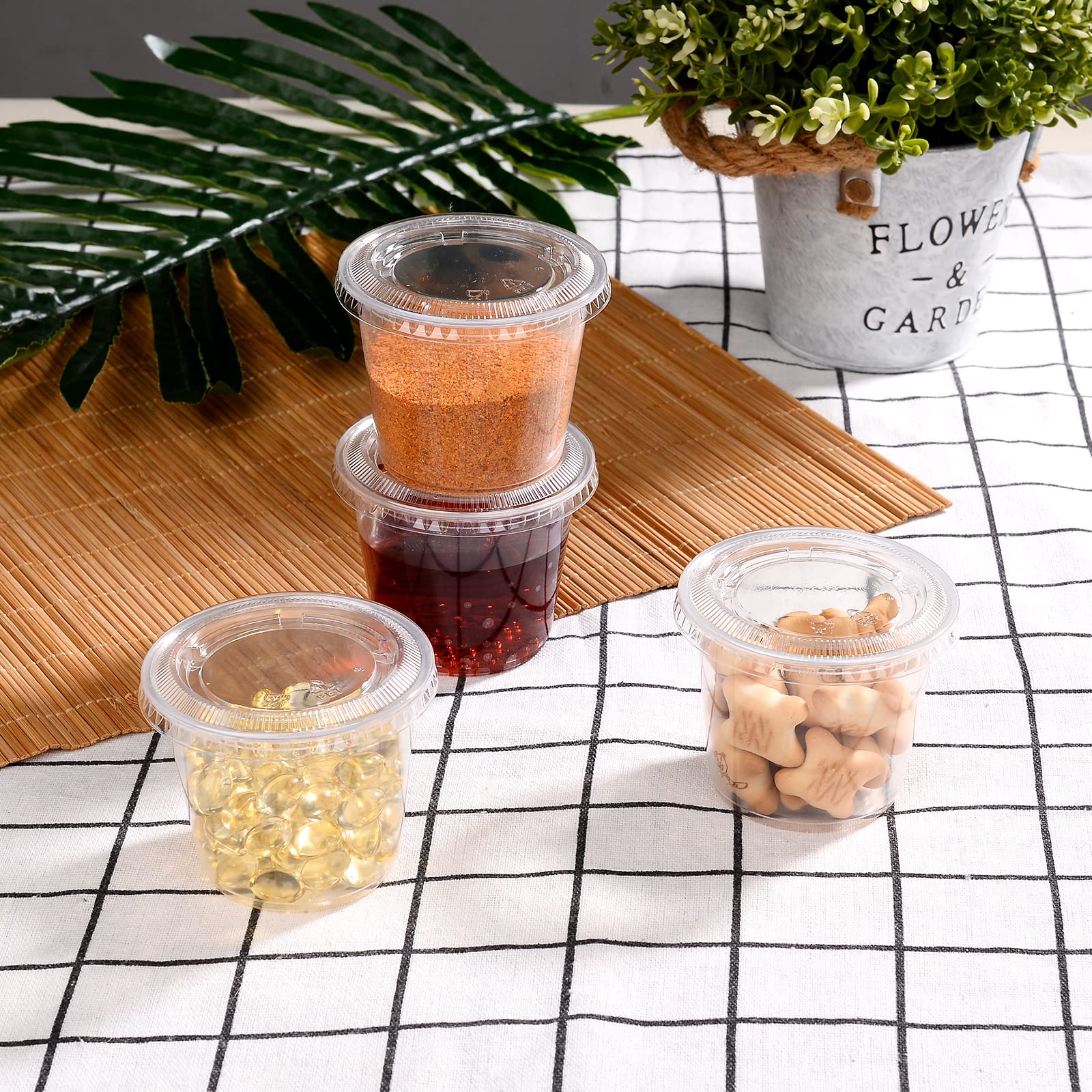 EDI BPA-free crack-resistant plastic cups for everyday use.