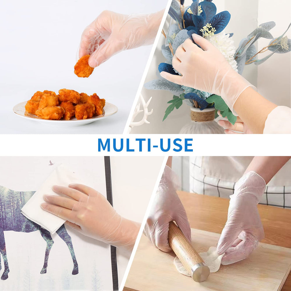 EDI large vinyl gloves offer a comfortable, roomy fit