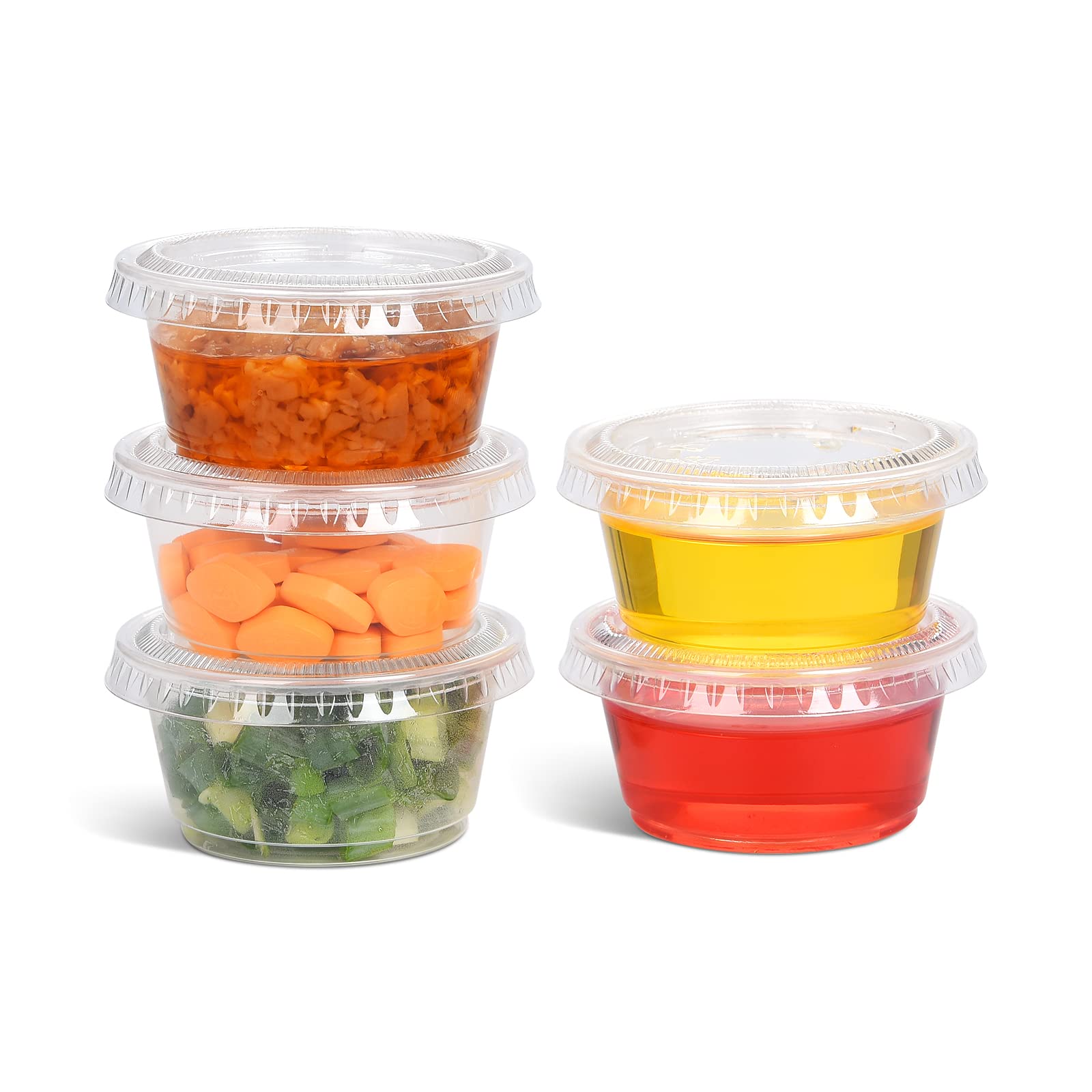 EDI crystal-clear cups simplify content identification and portioning