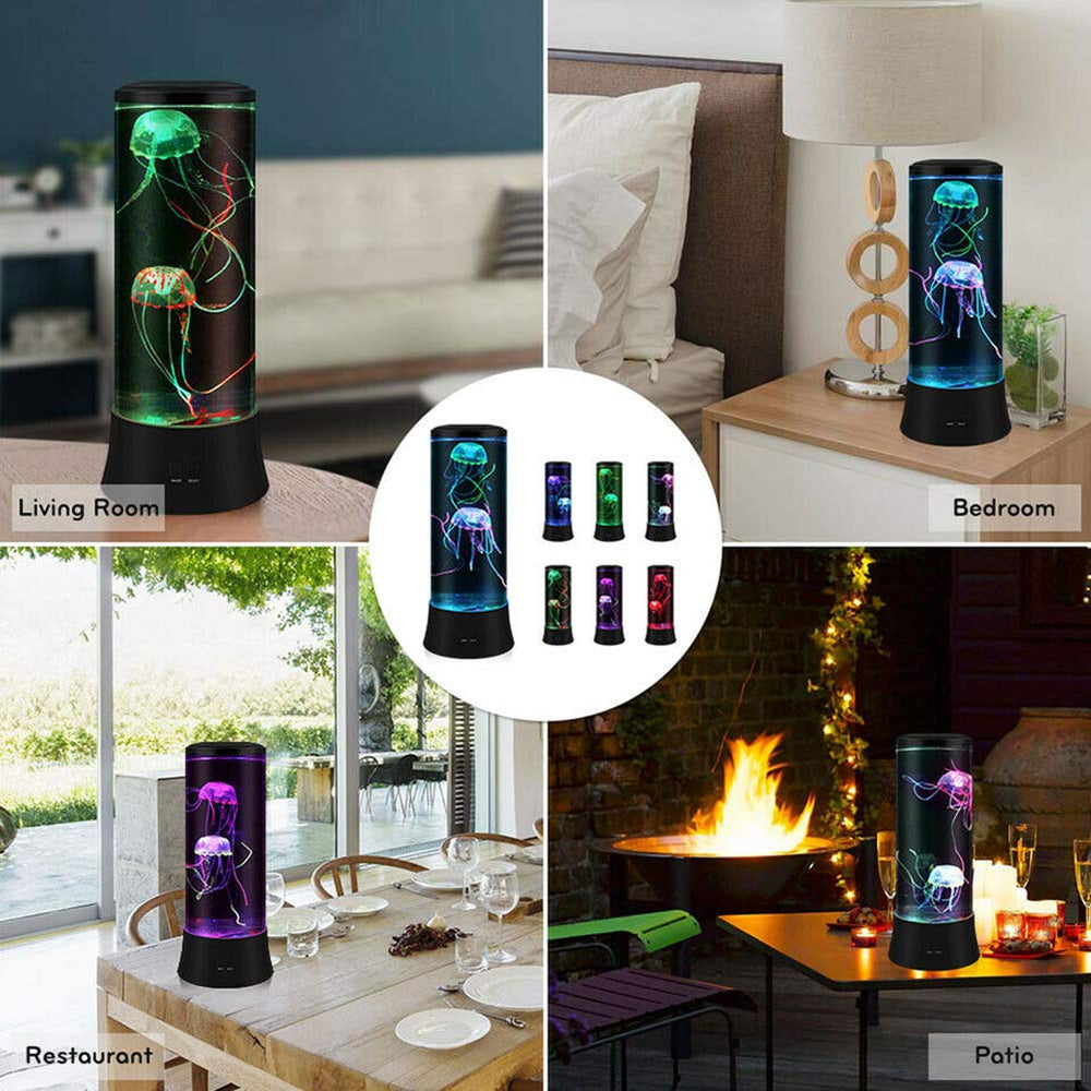EDIER Jellyfish Lamp adds oceanic decor to home or office spaces.