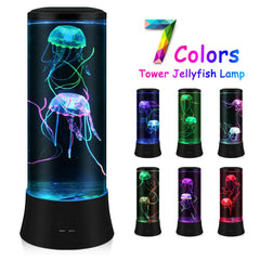 EDIER Jellyfish Lamp uses a whisper-quiet motor for peaceful nighttime viewing.