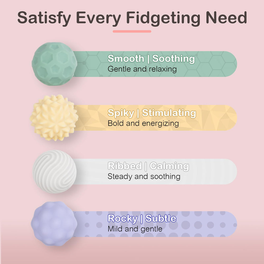 Ednzion safety-certified non-toxic silicone fidget ball for daily use