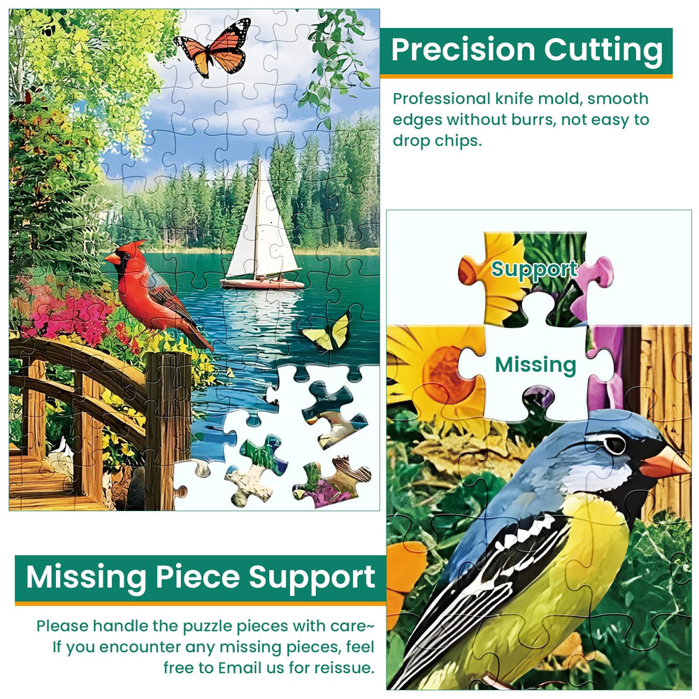 Edsjegn Eco-friendly paperboard puzzle—sustainable choice for mindful puzzling.