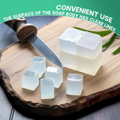 EDSRDRUS DIY soap crafting cubes enable uniform cuts for repeatable soap projects.