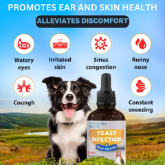 EDUZEBRA dog ear infection treatment highlights gentle relief for ears