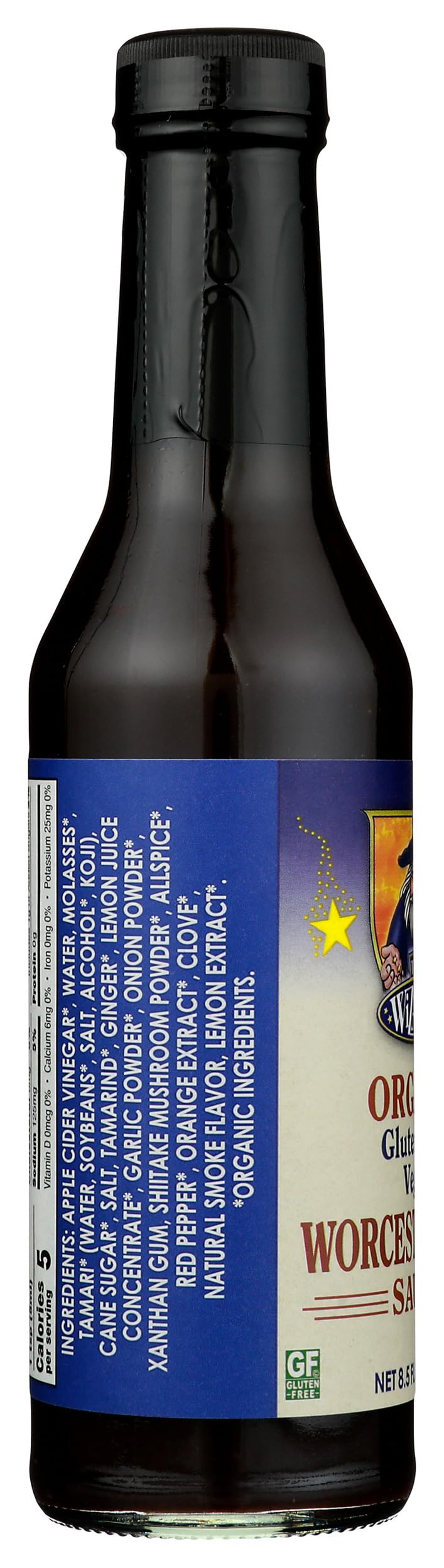 The Wizard's Sauce bottle beside a serving bowl for meals.