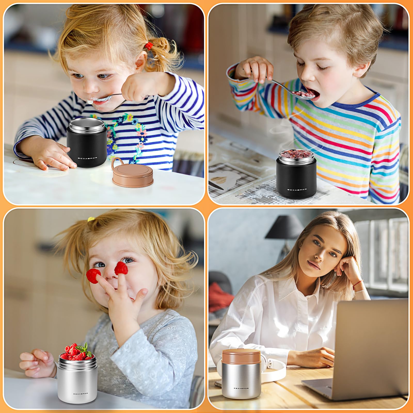 eedabros Kids Thermo easy-clean interior for quick cleaning.