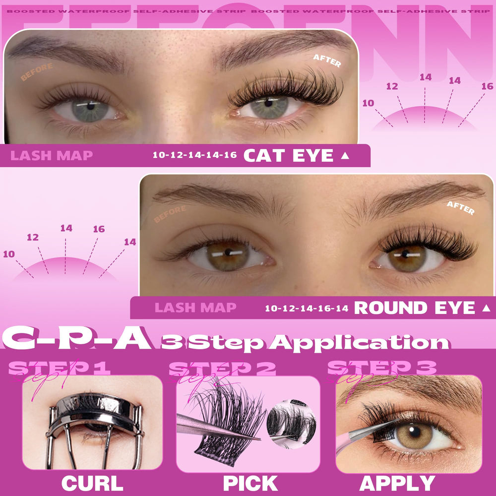 Compact travel kit keeps your lashes ready anywhere.