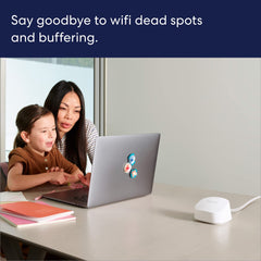 eero 6+ two-pack in use across a living space for seamless coverage