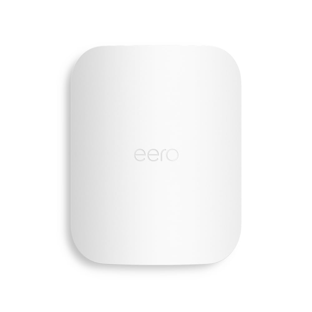 eero Outdoor 7 router front view shows rugged outdoor design
