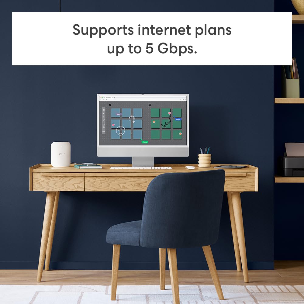 eero Pro 7 setup in progress for quick installation