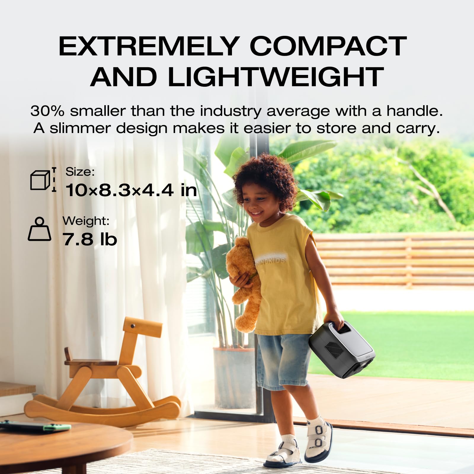EF ECOFLOW River 3 compact design fits small spaces