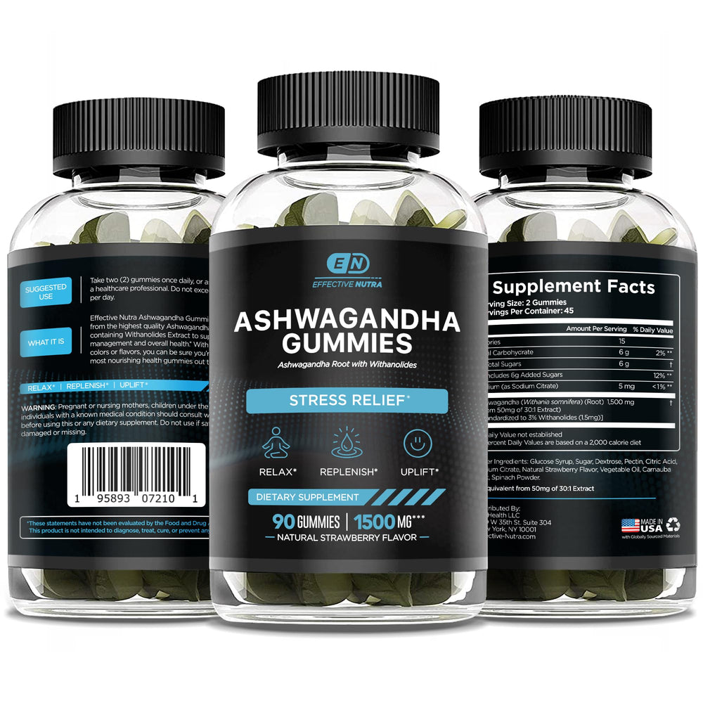 Effective Nutra Ashwagandha Gummies easy daily ritual with water for calm moods.