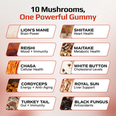 Effective Nutra Mushroom Gummies 10-mushroom blend highlights cognitive support potential.