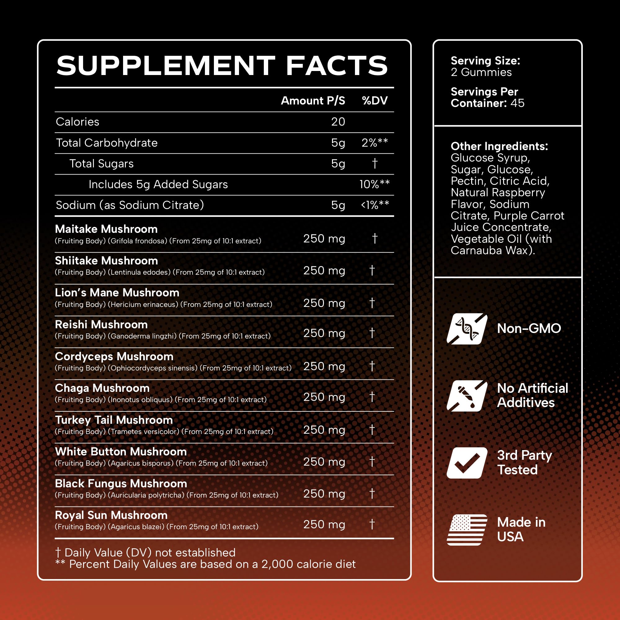 Effective Nutra third-party tested badge ensures purity and potency.