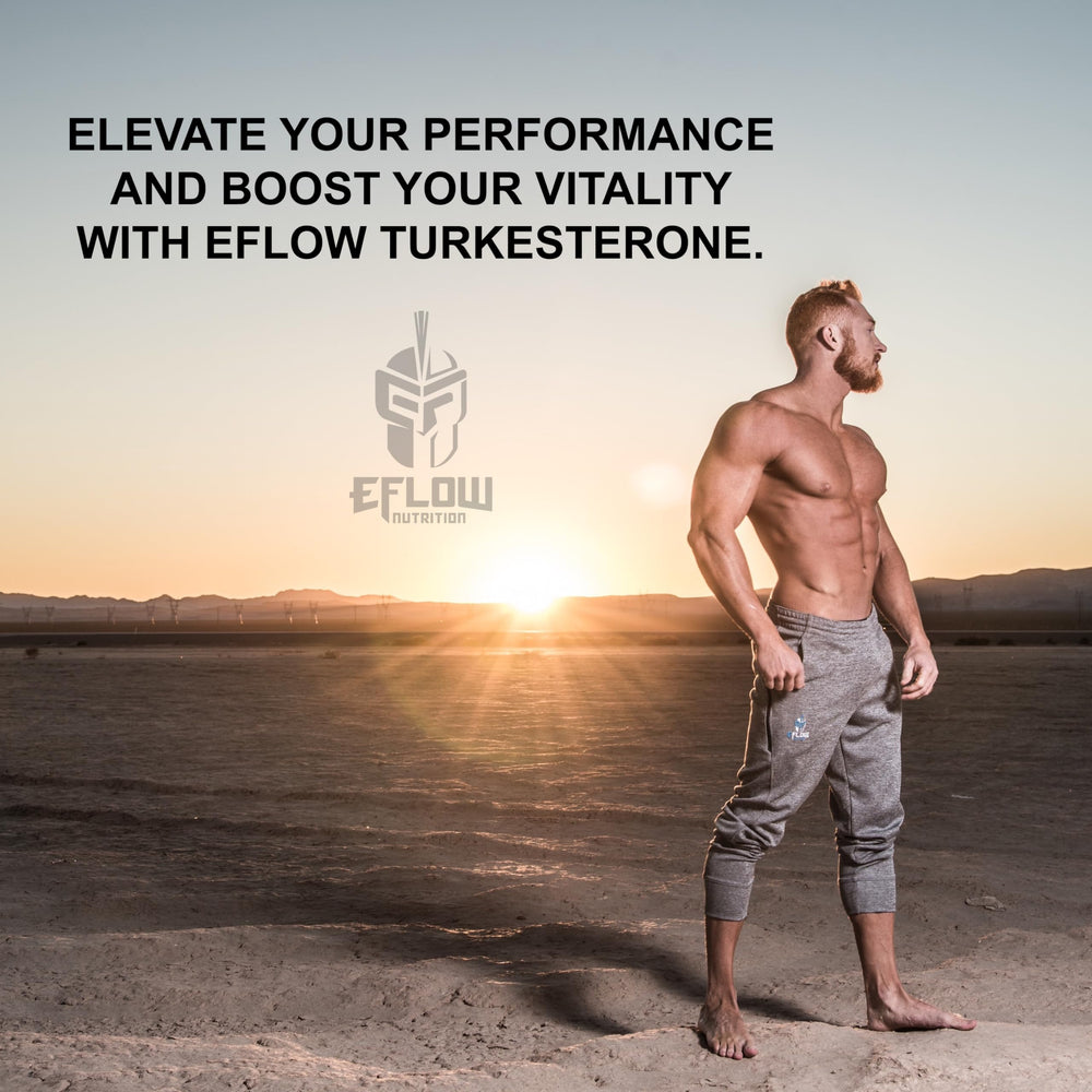 EFLOW Nutrition Turkesterone being taken as part of daily routine