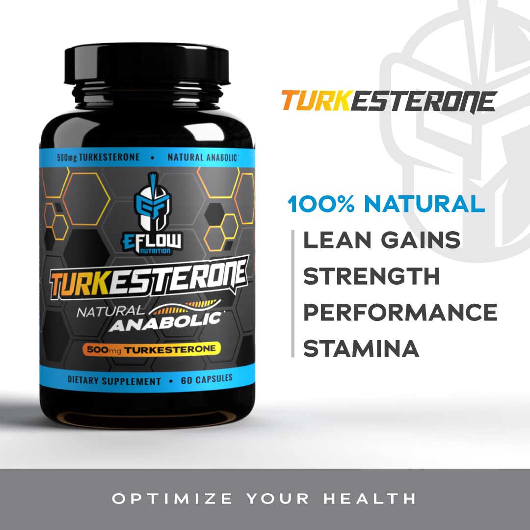 EFLOW Nutrition Turkesterone manufactured in USA facility supports quality control