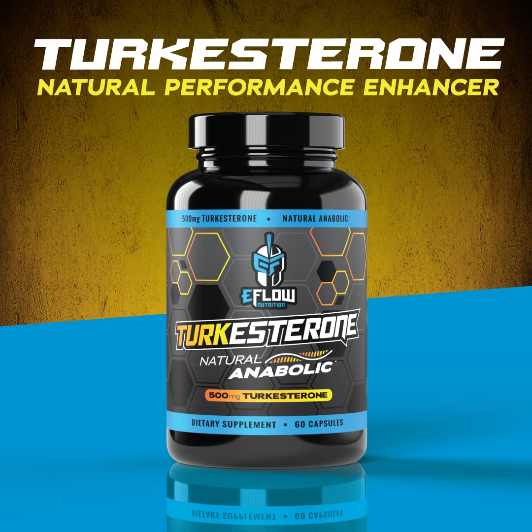 EFLOW Nutrition Turkesterone stack with ENFLUX booster hints at enhanced results