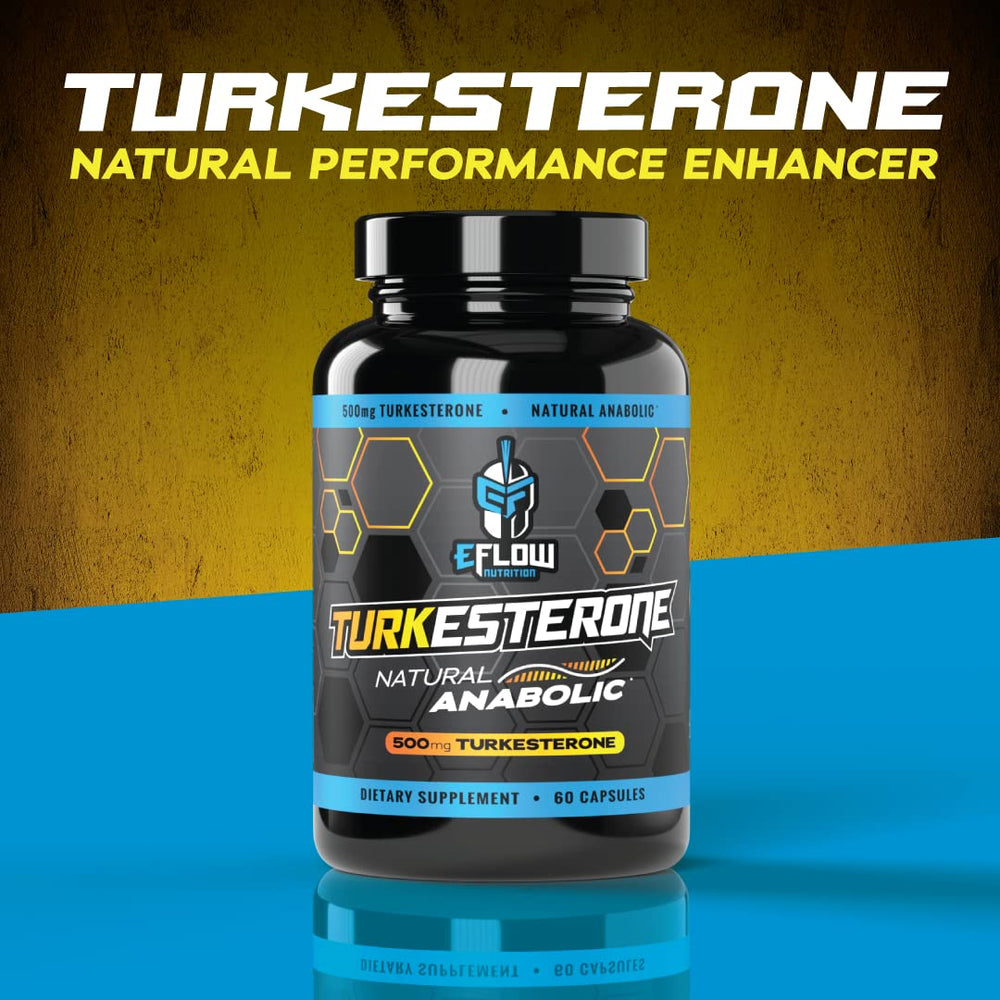 EFLOW Nutrition Turkesterone stack with ENFLUX booster hints at enhanced results