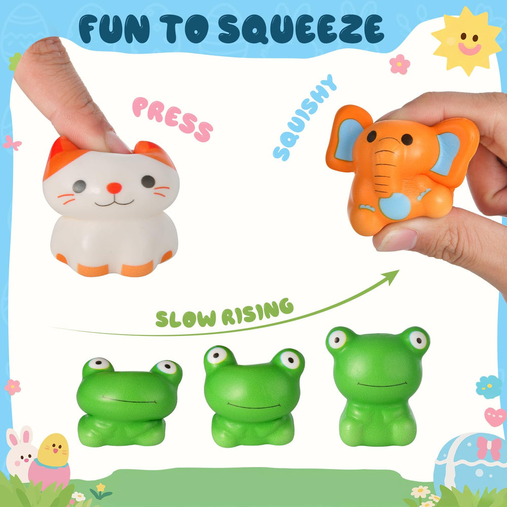 EFLSJIO colorful animal squishy toy designed to brighten kids' playtime.