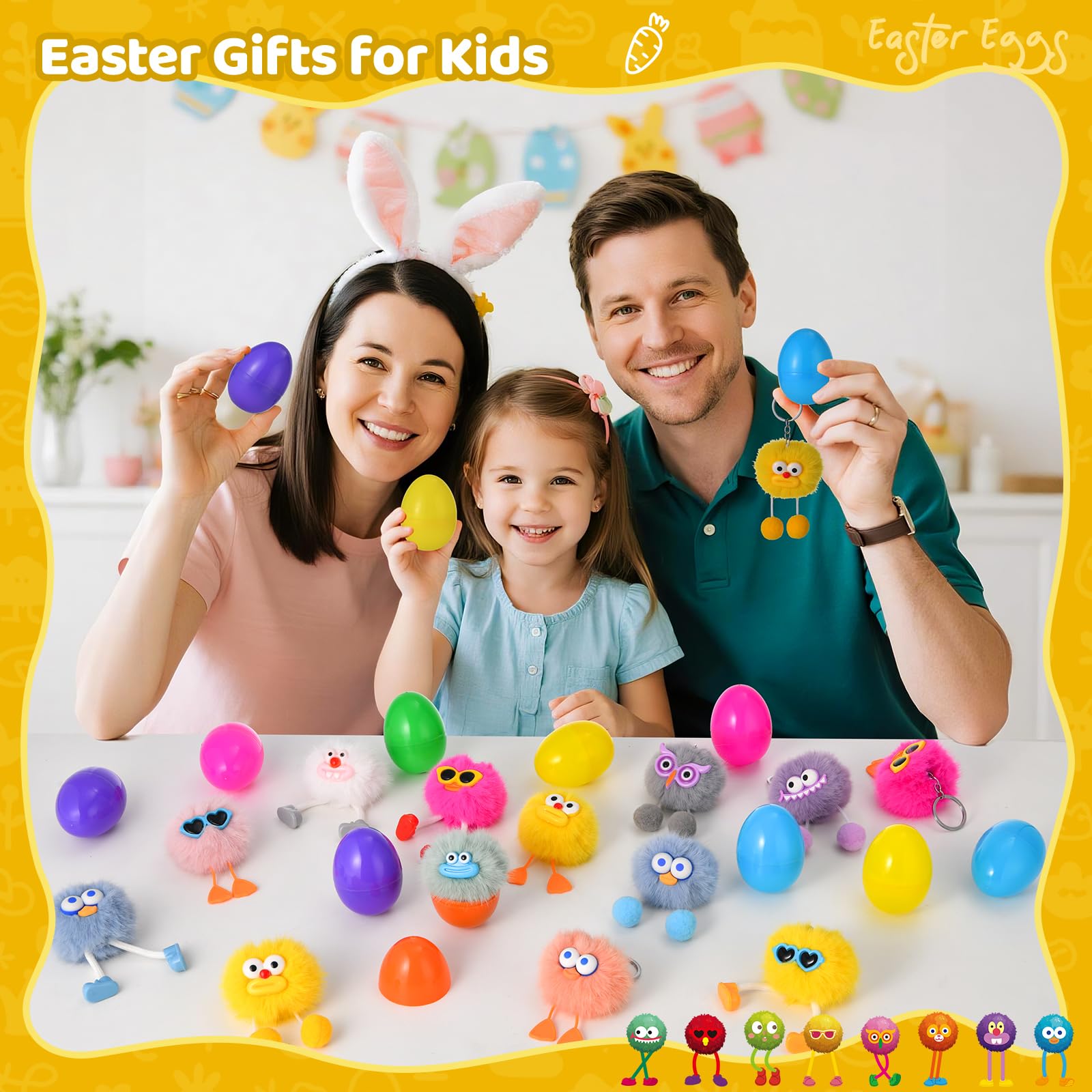 EFLSJIO vibrant colors stay bright for festive Easter decor.