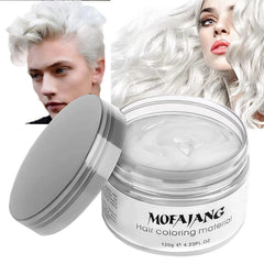 EFLY Hair Wax Color White packaging demonstrates easy temporary color with washable finish.