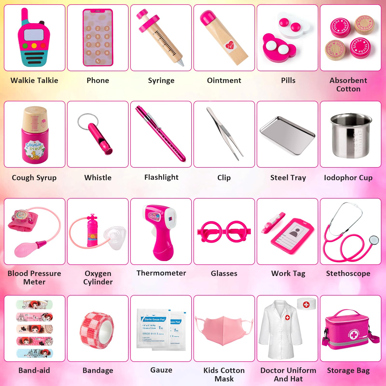 EFO SHM Doctor Kit bandages and tools enabling caring role play scenarios