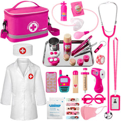 EFO SHM Doctor Kit stethoscope for realistic heartbeat play and dress-up scenarios