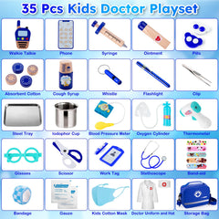 EFO SHM Doctor Kit oxygen bottle for added realism in doctor play