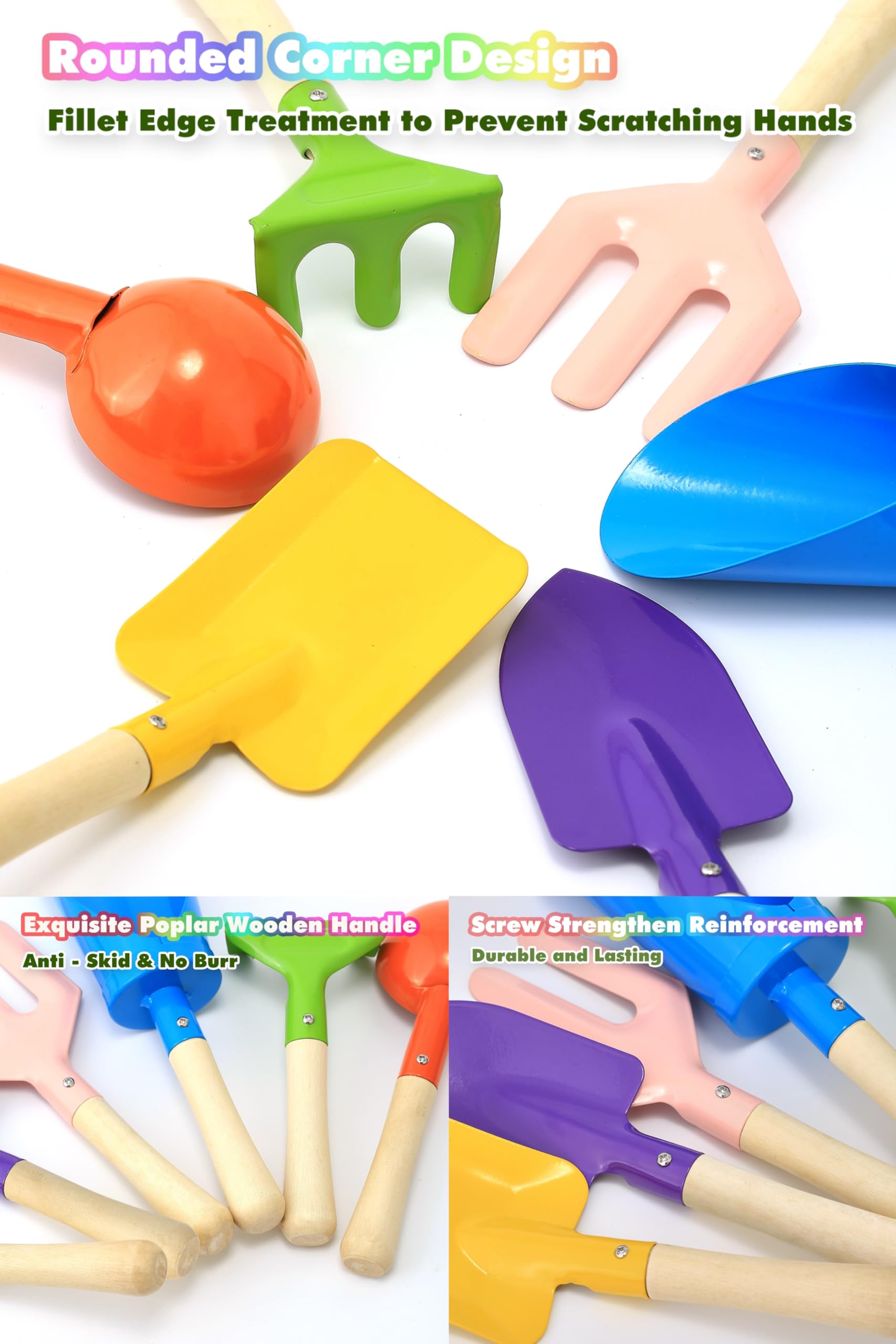 Egashow fork tool enables kid-friendly weeding and planting.